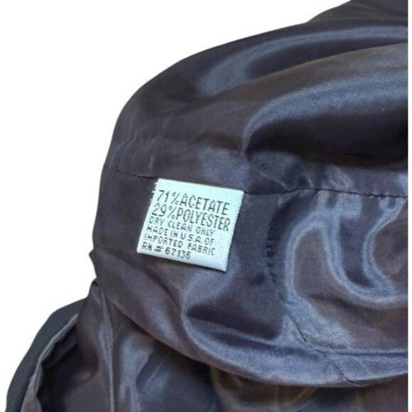 VTG Y2K Talbots Midi Dress Size 10P Petite Career LBD Little Black Dress Lined - Picture 4 of 8